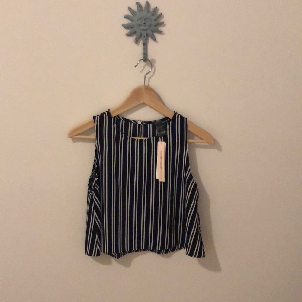 Aqua float crop top